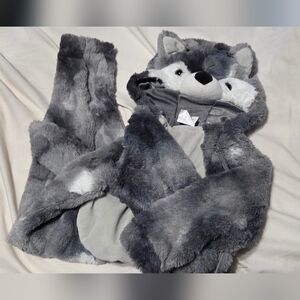 Gray Wolf Plush Costume 12-18 Months